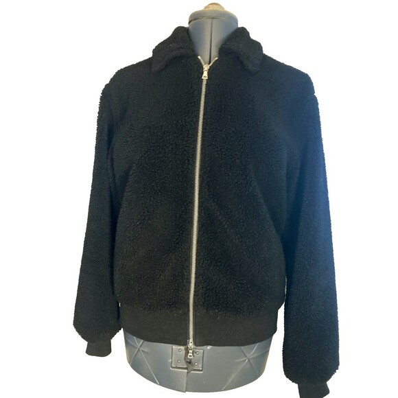 STAMPD Fleece BOMBER Jacket Mens/Womens size xsmall - Picture 1 of 7